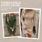 🌸Hot Sale 50% OFF💖Cable Knit Bodycon Mini Sweater Dress