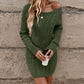 🌸Hot Sale 50% OFF💖Cable Knit Bodycon Mini Sweater Dress