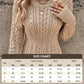 🌸Hot Sale 50% OFF💖Cable Knit Bodycon Mini Sweater Dress