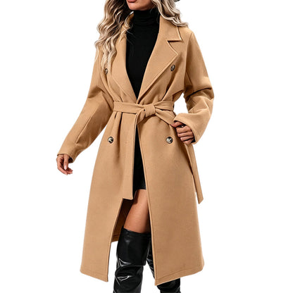 🌸Hot Sale 50% OFF💖Women's Refined Belted Trench Coat