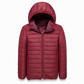 Hot Sale 50% OFF🔥Men's Lightweight Hooded Padded Cotton Casual Short Winter Coat Plus Size