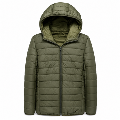 Hot Sale 50% OFF🔥Men's Lightweight Hooded Padded Cotton Casual Short Winter Coat Plus Size