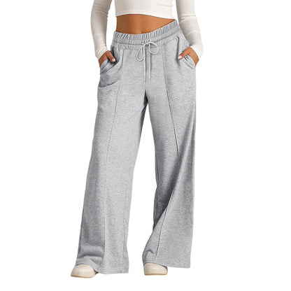 🍂✨Women's Casual Wide-Leg Pants With Drawstring Elastic