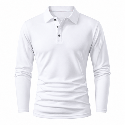 Hot Sale 50% OFF🔥Long Sleeve Collared Tee – Smart Casual, Everyday Comfort