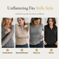 🌸Hot Sale 50% OFF💖Women's Deep V-Neck Lace Long Sleeve Top
