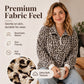 🌸Hot Sale 50% OFF💖Women's Leopard Print Quarter-Zip Sweatshirt