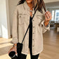👚 50% OFF NOW! 💙 Women's Raw Edge Ripped Denim Jacket – Street Fashion, Multiple Pockets & Easy to Pair ✨