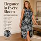Women's Chic Sleeveless Faux 2-Piece Dress
