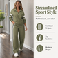 🌸Hot Sale 50% OFF💖Women's Casual Sweatshirt and Wide-Leg Pants Set