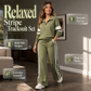 🌸Hot Sale 50% OFF💖Women's Casual Sweatshirt and Wide-Leg Pants Set