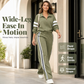 🌸Hot Sale 50% OFF💖Women's Casual Sweatshirt and Wide-Leg Pants Set