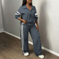 🌸Hot Sale 50% OFF💖Women's Casual Sweatshirt and Wide-Leg Pants Set