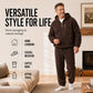 Men's Cosy Cable Knit Hooded Set — Winter 🧥