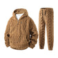 Men's Cosy Cable Knit Hooded Set — Winter 🧥