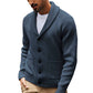 🧥Classic Shawl Collar, Elegant Casual🧶 Men's Casual Shawl Collar Sweater Cardigan – Classic Fit & Soft Knit ✨
