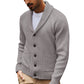 🧥Classic Shawl Collar, Elegant Casual🧶 Men's Casual Shawl Collar Sweater Cardigan – Classic Fit & Soft Knit ✨