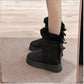 🌸Hot Sale 50% OFF💖Women's Platform Snow Boots with Bow Detail