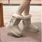 🌸Hot Sale 50% OFF💖Women's Platform Snow Boots with Bow Detail