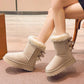 🌸Hot Sale 50% OFF💖Women's Platform Snow Boots with Bow Detail