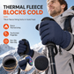 Winter Thermal Gloves for Men and Women Windproof Cold Resistant Touchscreen Non Slip Gloves for Cycling