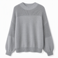 🌸Hot Sale 50% OFF💖Women's Solid Color Knit Pullover Sweater