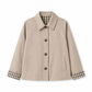 🌸  Women's Single-Breasted Cropped Jacket – Premium Blend & Breathable | Perfect for Spring, Autumn & Winter Layering ✨