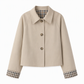 🌸  Women's Single-Breasted Cropped Jacket – Premium Blend & Breathable | Perfect for Spring, Autumn & Winter Layering ✨