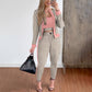🌸Hot Sale 50% OFF💖Women's Cardigan Tube Top & Pants 3-Piece Set