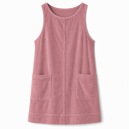 🌸Hot Sale 50% OFF💖Women's Casual Corduroy Sleeveless Tank Dress