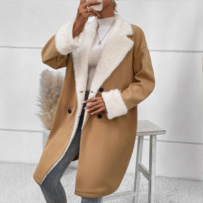 Women's Elegant Woollen Coat — Winter 🧥