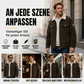 Warm corduroy jacket for men in winter