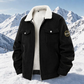 Warm corduroy jacket for men in winter