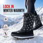 🎉This Week's Special Sales - 60% OFF✨Women's High‑Top Winter Snow Boots, Waterproof Non‑Slip Tall Boots with Thick Plush Lining & Thick Sole for Outdoor Snowy Days👢