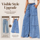 🌸Hot Sale 50% OFF👖Women's High Waist Wide Leg Denim Pants