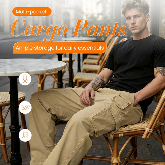 Hot Sale 50% OFF🔥Men's Multi-Pocket Straight-Leg Cargo Pants