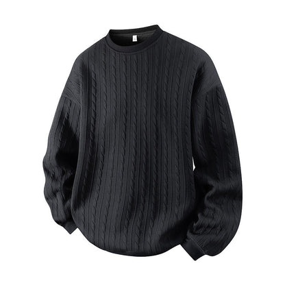 Hot Sale 50% OFF🔥Men's Cable Knit Crewneck Sweatshirt