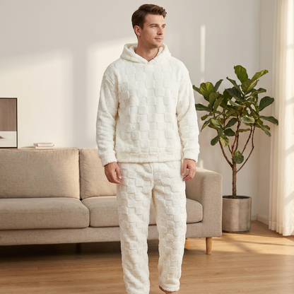 ☁️Comfortable & Relaxed, Everyday Casual – Men's Hooded Sweatshirt & Sweatpants Set ✨