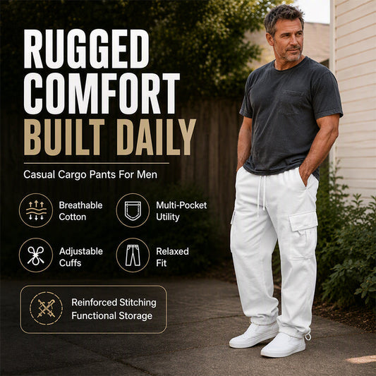 Hot Sale 50% OFF💖Men's Casual Drawstring Cargo Pants