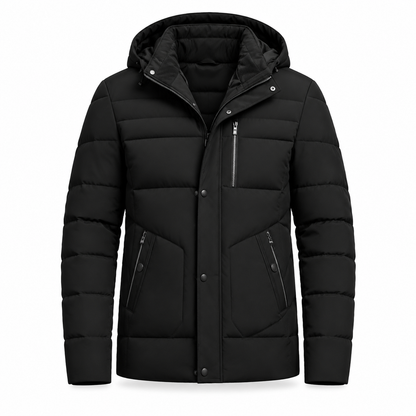 Hot Sale 50% OFF🔥Men's Winter Fleece Lined Coat with Detachable Hood