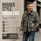 Men's Military Stand Collar Camouflage Jacket