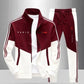 🔥Men's Colorblock Zip-Up Jacket & Drawstring Pants Set