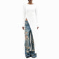 Women's Chic High Slit Asymmetric Longline Top