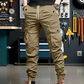 👖Last Day Promotion 49% OFF🔥Men’s Tapered Cargo Jogger Pants with Multi Pockets, Elastic Ankle Cuffs & Drawstring Waist