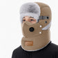 Windproof Winter Thermal Trapper Hat with Integrated Face Mask