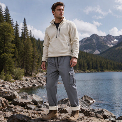 Hot Sale 50% OFF🔥Men's Warm Plush-Lined Cargo Pants