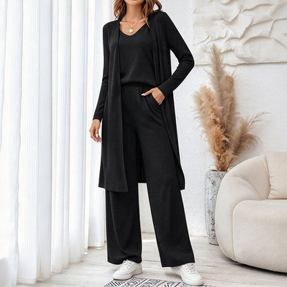 👗Elegant 3-Piece Set, Effortless Styling – Women's Long Sleeve Elegant Set ✨
