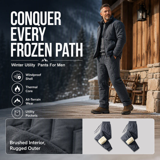Unisex Winter Outdoor Cozy Thermal Pants