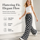 🌸Hot Sale 50% OFF💖Women's Casual Polka Dot Print Wide Leg Pants