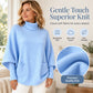 ❄️🧶 Women's Turtleneck Batwing Sleeve Sweater | Cozy Warmth, Flattering Drape – Chic & Comfy for Cold Days ✨