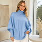 ❄️🧶 Women's Turtleneck Batwing Sleeve Sweater | Cozy Warmth, Flattering Drape – Chic & Comfy for Cold Days ✨